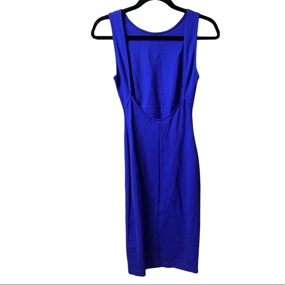 Like a Lady Royal Blue Backless Midi Dress Size XS - Picture 4 of 5